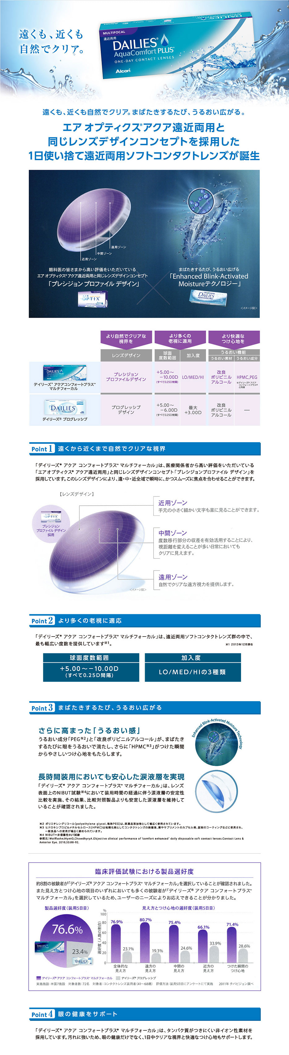 遠くも、近くも自然でクリア。