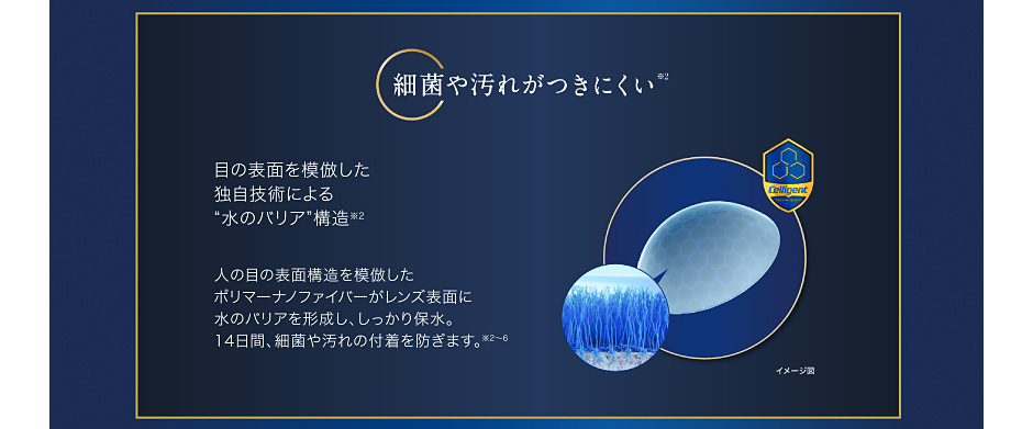 細菌や汚れがつきにくい